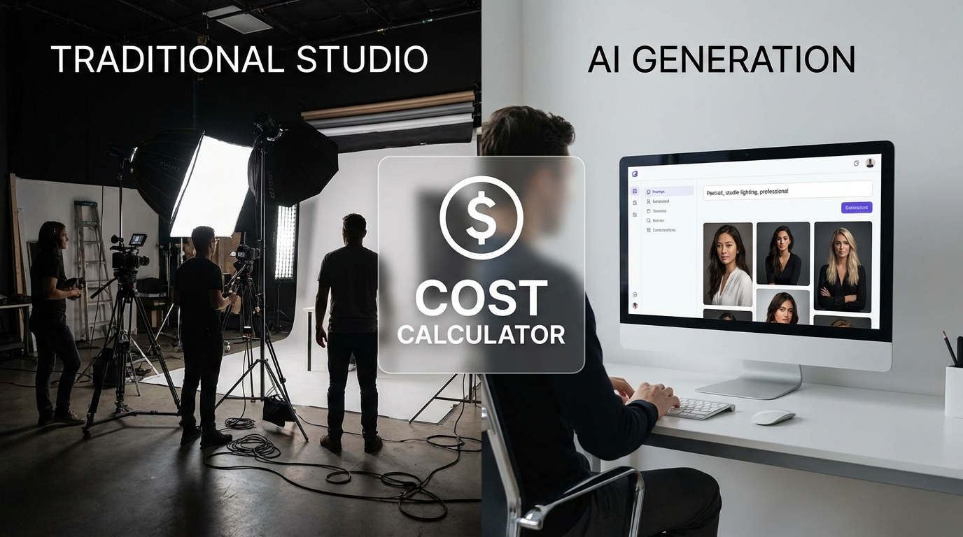AI vs traditional photography cost comparison