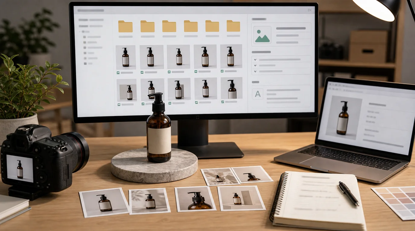 Product image metadata fields for file name and alt text SEO