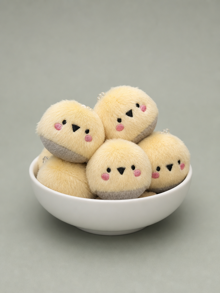 Plush Chick Keyring