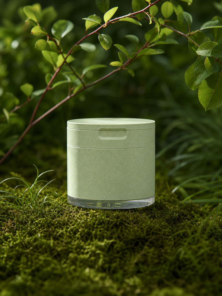 Light Green Cream Jar