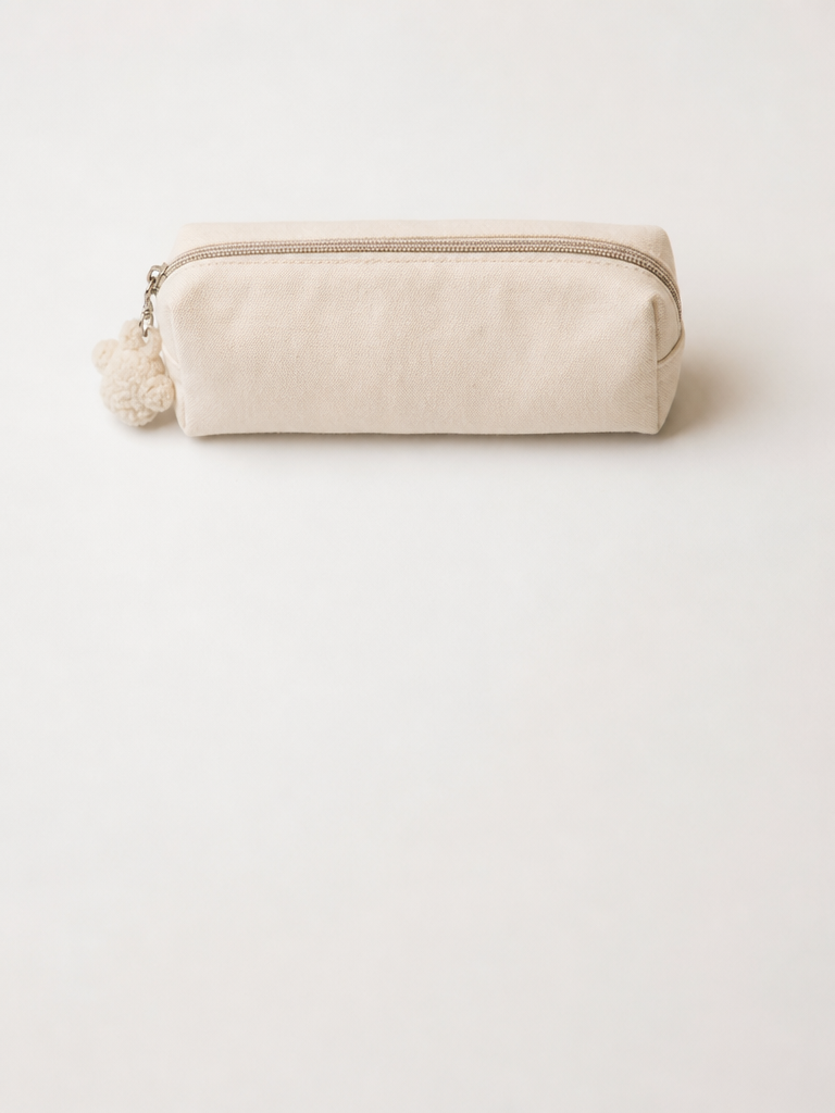 Cotton Canvas Pencil Pouch