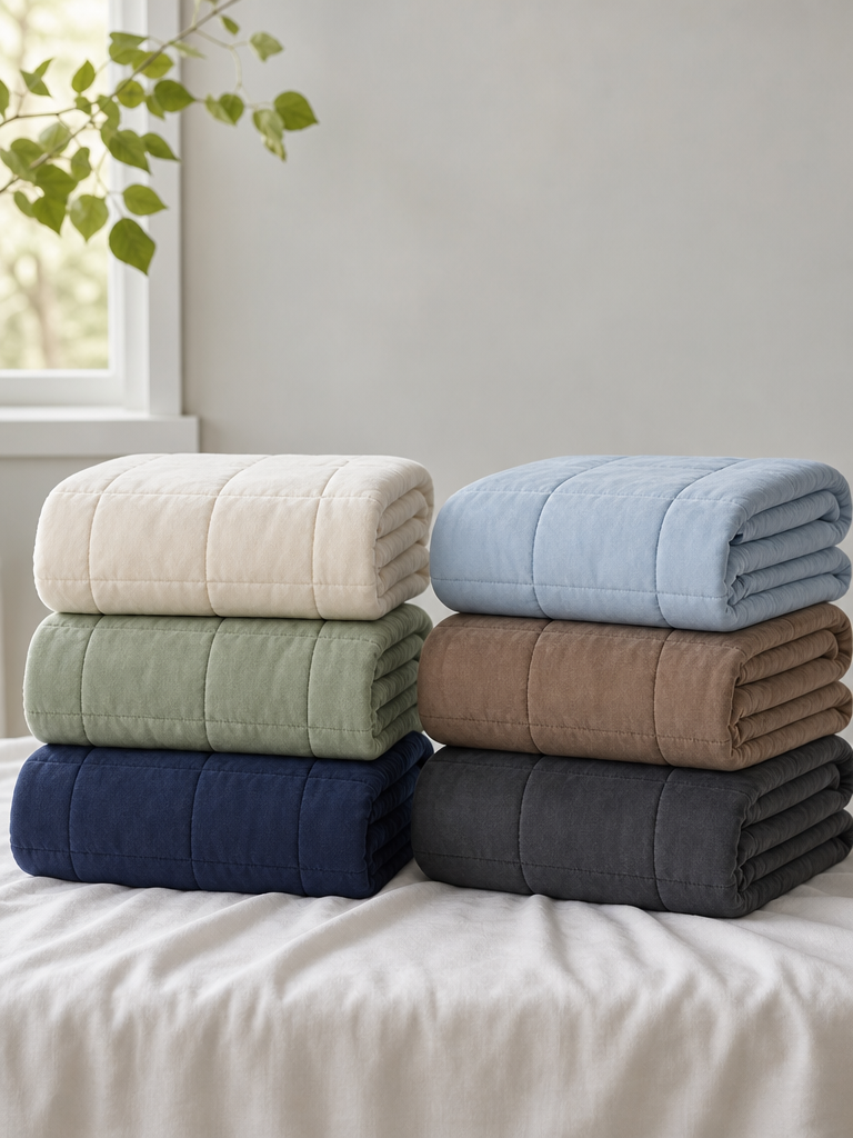 Quilted Blanket Cover, 6 Colors