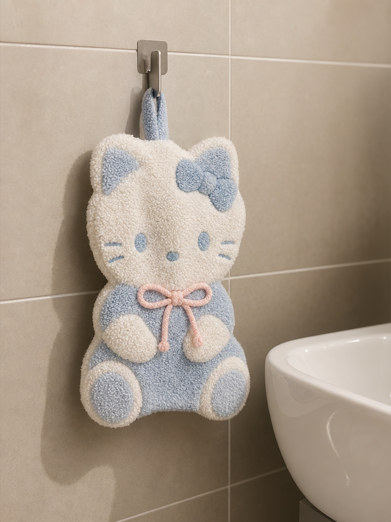 Cat Hand Towel