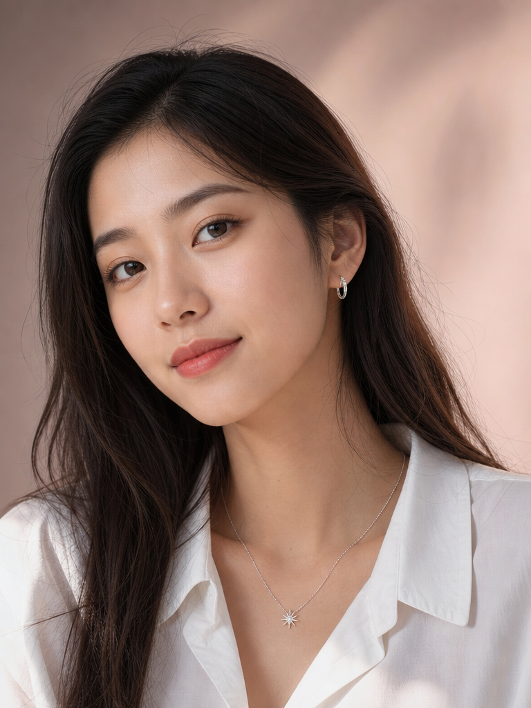 Shine Star Silver Necklace