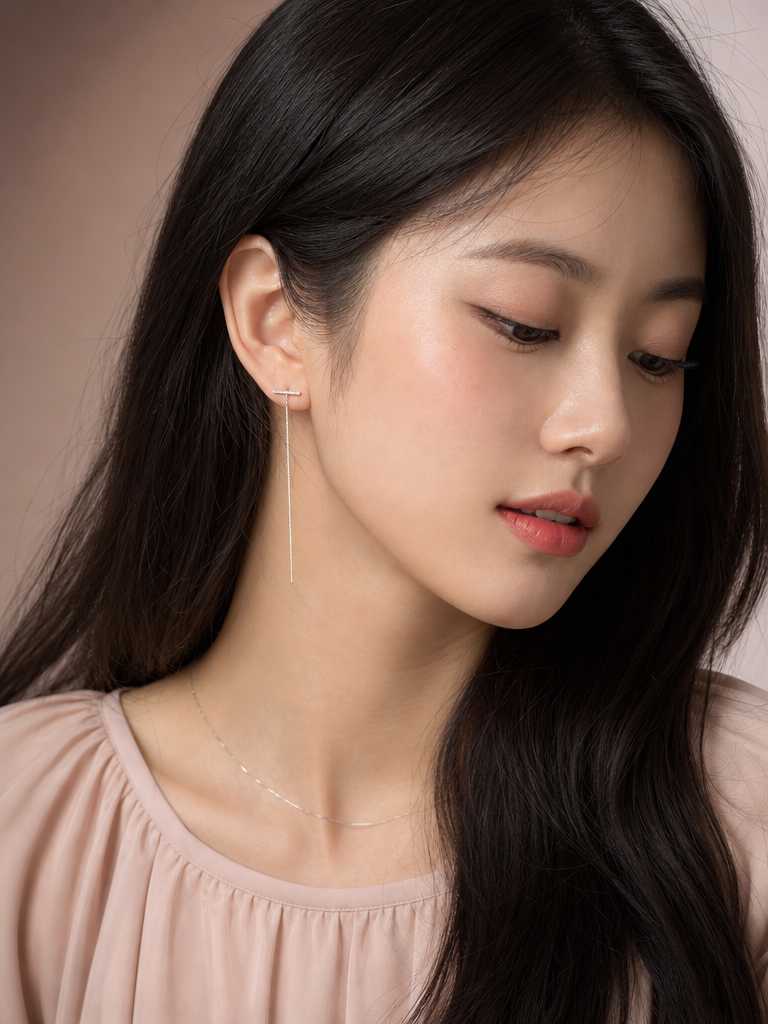 Line Drop Earring