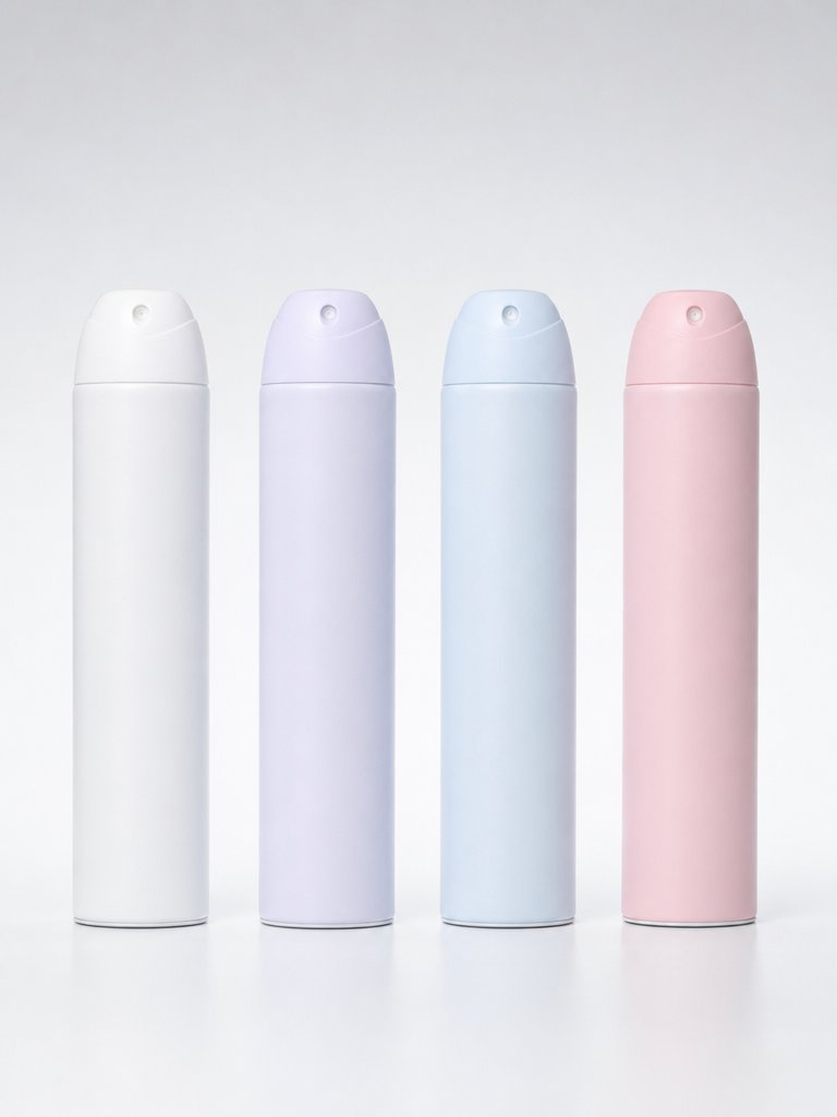 Four Pastel Spray Cans
