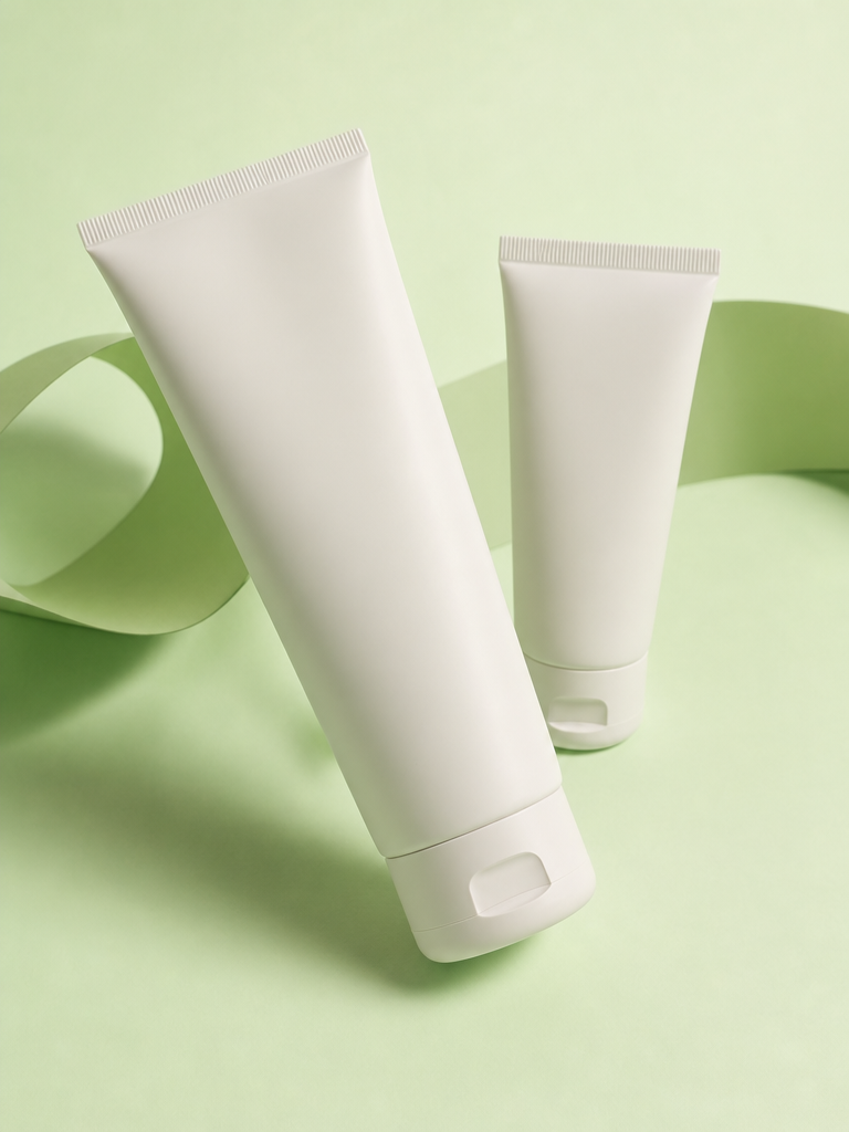 White Skincare Tube Set