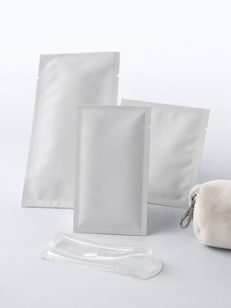 Sachet Powder Sticks with Clip Pouch