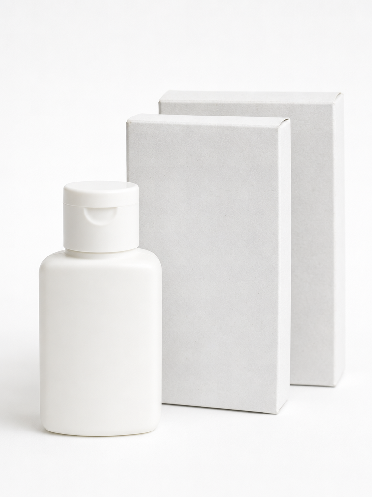 White Mini Capsule Bottle