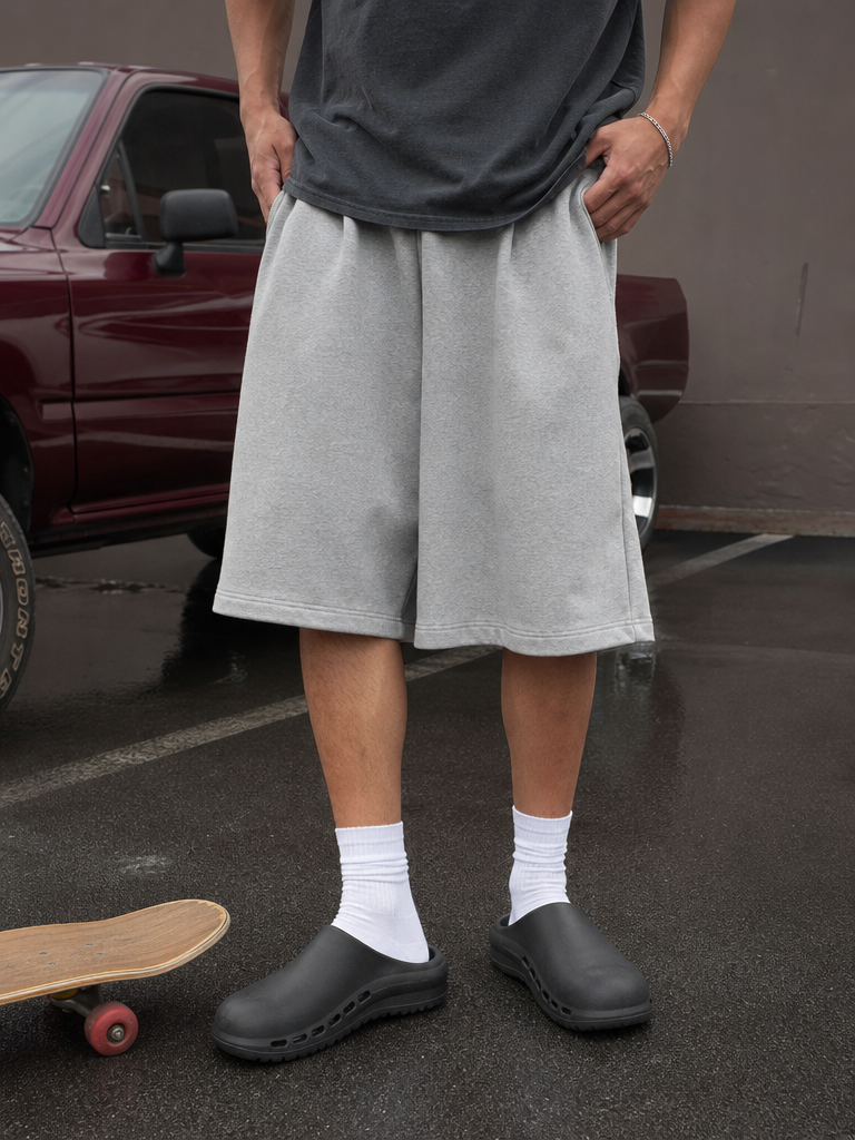 Heavy Fleece Wide Shorts