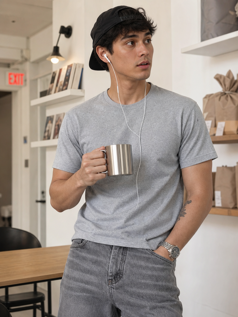 Round-Neck Short Sleeve Tee