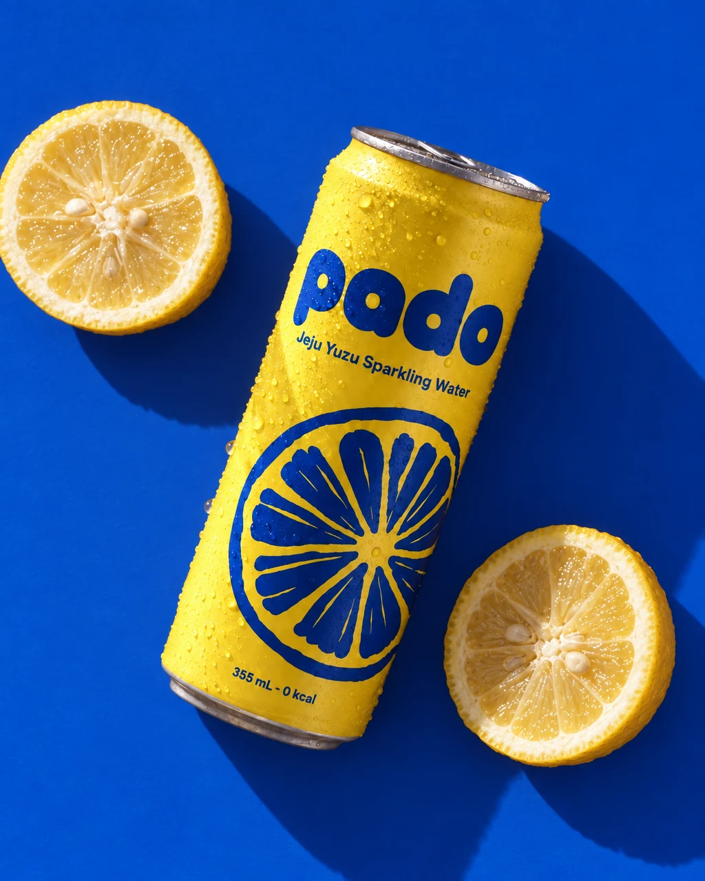 The pado shot with only the background changed to cobalt