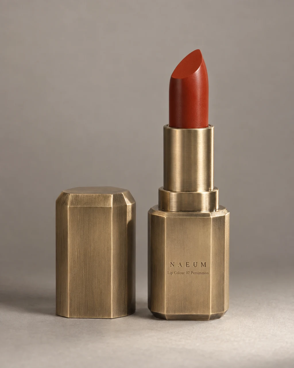 NAEUM Persimmon lipstick packshot